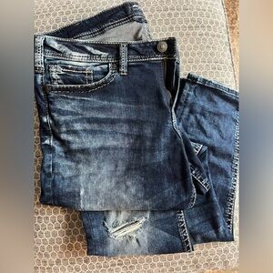Silver Suki Jeans size 18